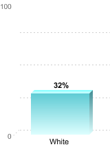 Overall graduation rate by race/ethnicity:White: 32%